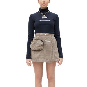 My Mum Made It Plaid Pencil Case Pleat Skirt